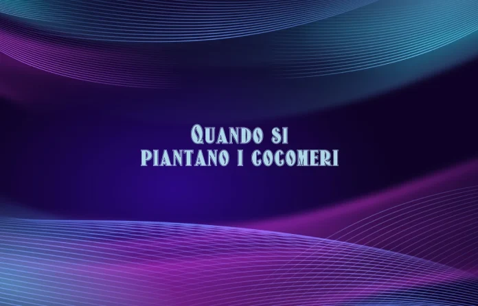 Quando si piantano i cocomeri