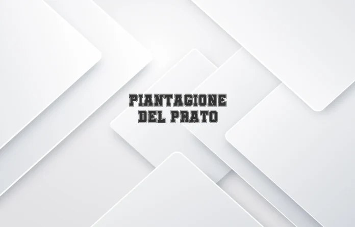 Piantagione del prato